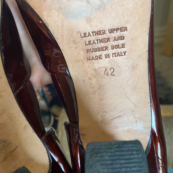 🤎🧡Anyi Lu Patent Leather Open Side Cushioned Pumps🤎🧡 - Picture 8 of 13